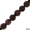 Jade Faceted Round Beads 8mm