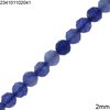 Jade Faceted Round Beads  2mm