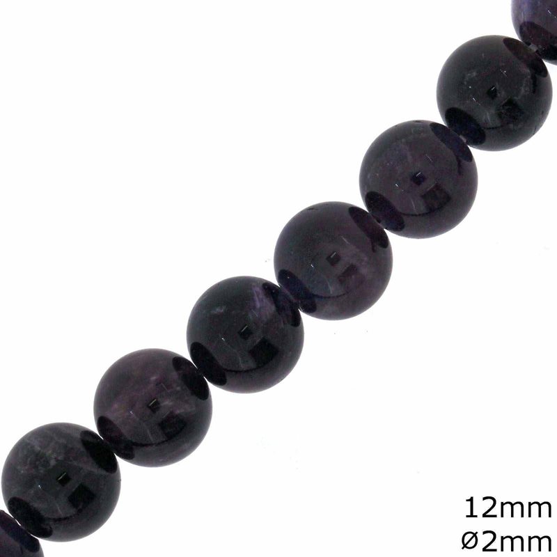 Amethyst Beads 10mm Hole 2mm