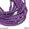 Suede Flat Cord Braided 6mm