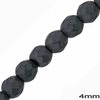 Hematite Round Faceted Beads 4mm