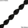 Χάνδρες Φίλντισι Δάκρυ 10x14mm