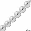 Mop-shell pearl coating color beads 16mm