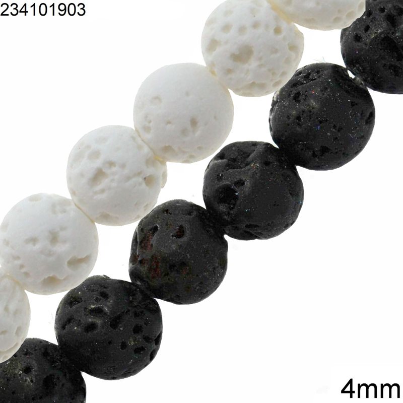 Lava Beads 4mm