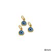 Gold Evil Eye Pendant 4mm K14 0.14gr