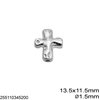 Casting Cross Bead 13,5x11,5mm