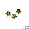 Casting Bead Starfish with Enamel 8.5-10mm