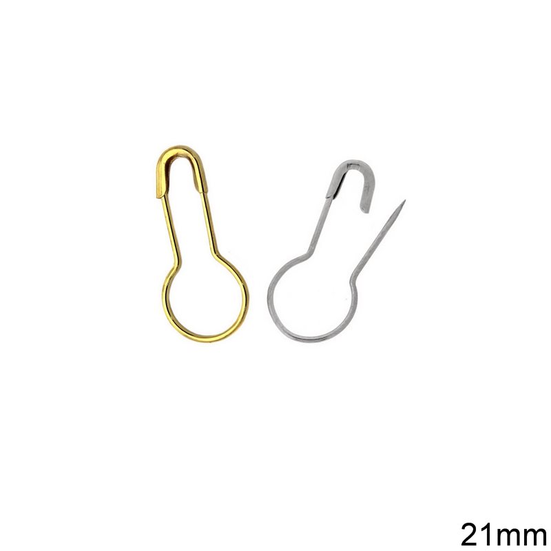 Brass Safety Pin 21mm