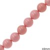 Coral Imitation Pink Beads 10mm