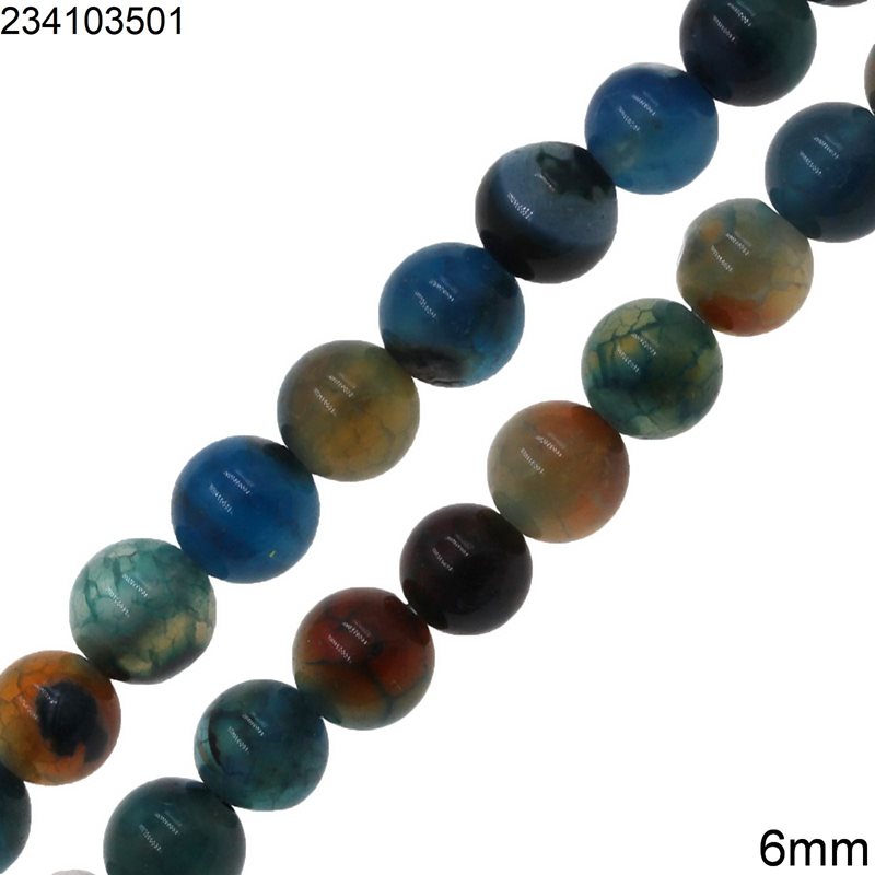 Agate Round Beads 6mm