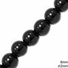 Onyx Round Beads 8mm with Hole 2mm