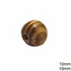 Wooden Bead with Stripes 10mm