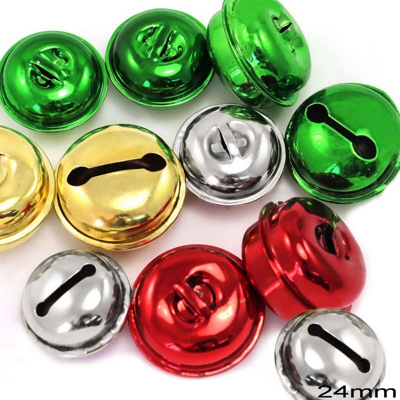 Iron Round Jingle Bell 24mm