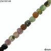 Indian Agate Cube Beads 4mm