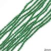 Aventurine Faceted Beads 2mm