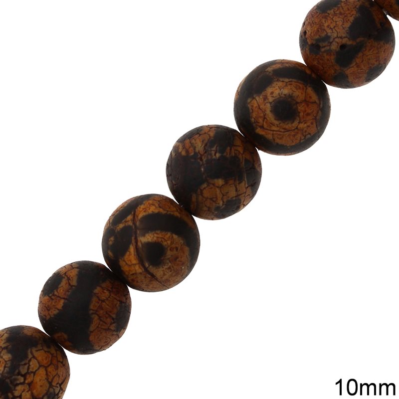 Old Tibetan Agate Beads 10mm