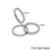 Brass Hoop 17x1.5x1.5mm