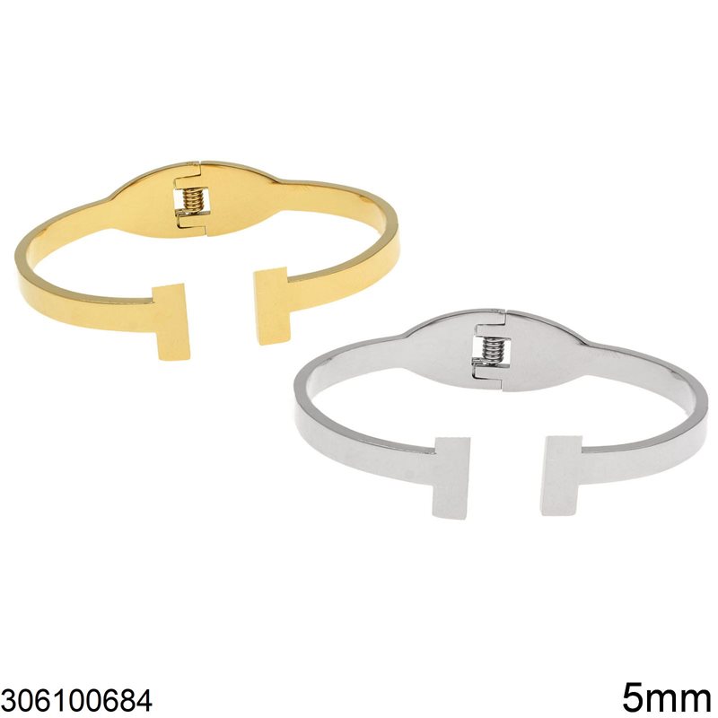 Stainless Steel Bracelet 5mm 