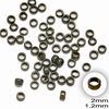 Brass Crimp Beads 2mm with Hole 1.2mm