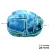Ceramic Bead Scarab 35mm with 5mm Hole