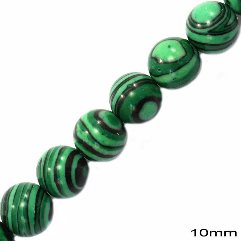 Malachite Beads 10mm