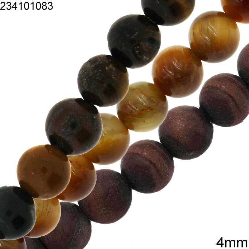 Tiger Eye Beads 4mm