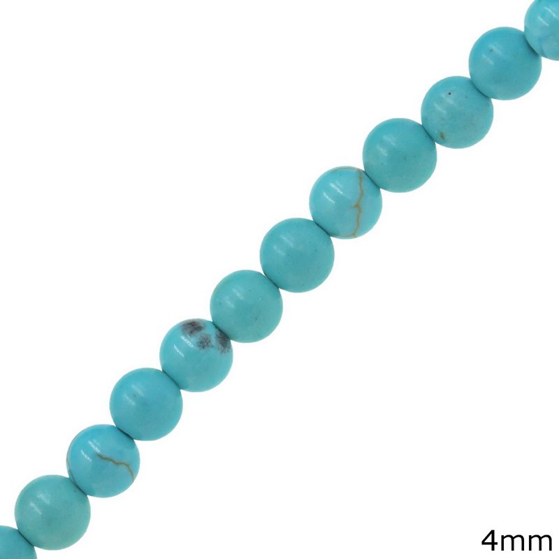 Turquoise Chinese Beads 4mm