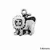 Casting Pendant - Lion 14mm