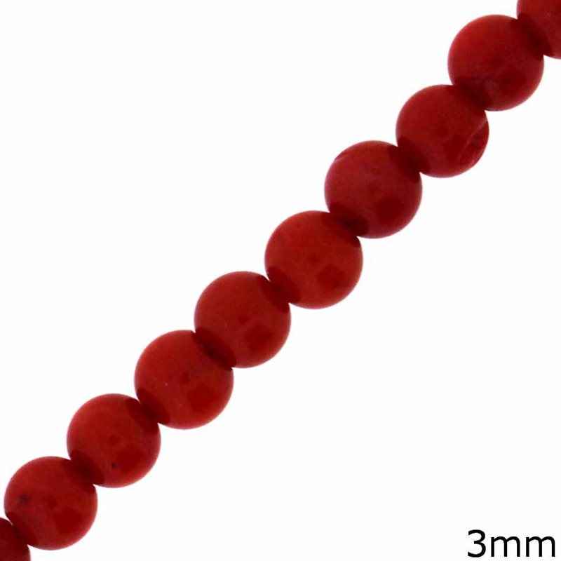 Coral Beads 3mm