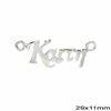 Silver 925 Spacer "Kaiti" 29x11mm