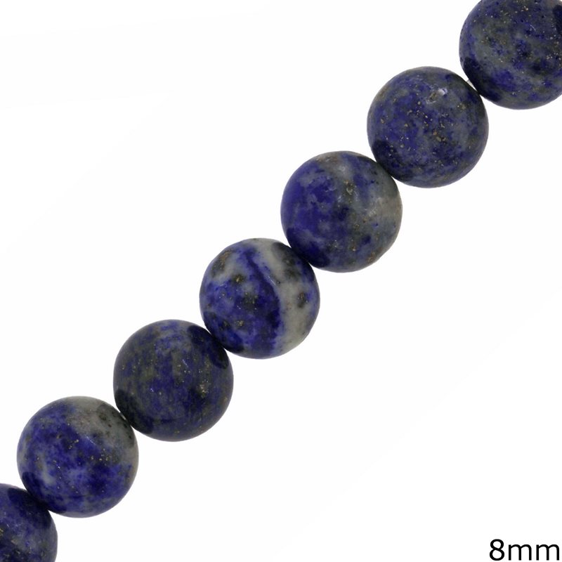 Lapis Round Beads 8mm