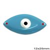 Mop-shell Evil Eye Spacer 12x25mm