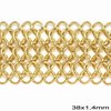 Iron knitted chain 7mm