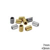 Brass Coil 7mm with 3mm hole