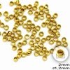 Brass Crimp Beads 2mm with Hole 1.2mm