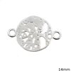 Silver 925 Pendant & Spacer Tree of Life 14mm