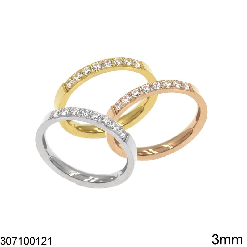 Stainless Steel Ring 3mm