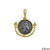 Silver 925 Pendant Coin Alexander the Great 15mm