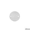 Silver 925 Spacer & Pendant Round ID 15mm