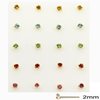Silver 925 Nose Pin Stud  2mm