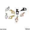 Stainless Steel Lobster Claw Clasp 10mm with 2 Jump Rings