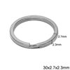 Iron Split Ring Flat Wire 30x2.7x2.3mm