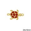 Casting Spacer Turtle 24x15mm
