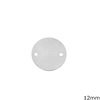 Silver 925 Spacer & Pendant Round ID 12mm