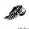 Stainless Steel Earrings Wing