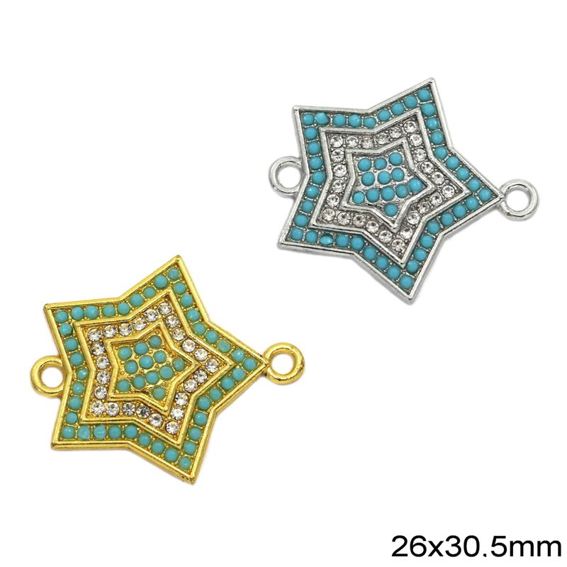 Διάστημα Χυτό  Αστέρι 26x30.5mm