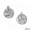 Casting Coin Pendant ancient figures 22mm