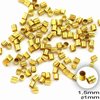 Brass Crimp Tube Beads 1.5mm with Hole 1mm