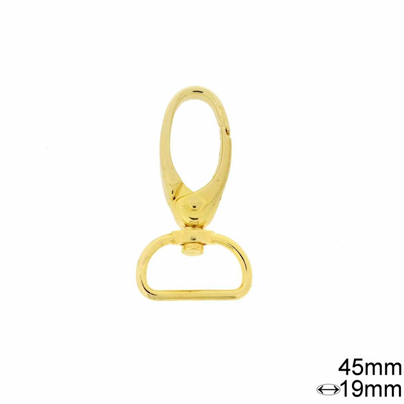 Casting Swivel Snap Hook Clasp 45mm