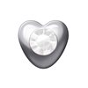 Σκουλαρίκι Tρυπήματος Αυτιών Καρδιά 4mm
